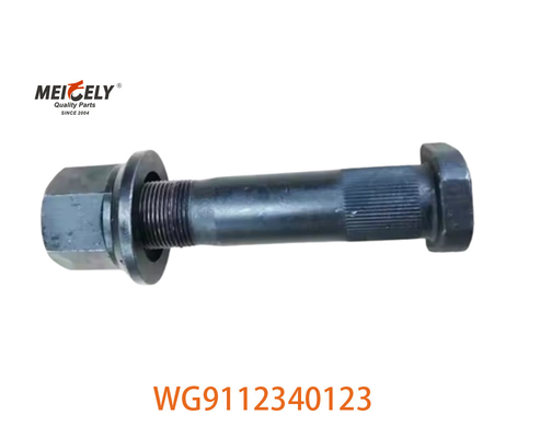 ขนาดมาตรฐาน โบลท์ล้อและลูกหมึก สําหรับ SINOTRUK HOWO อะไหล่รถบรรทุก WG9112340123