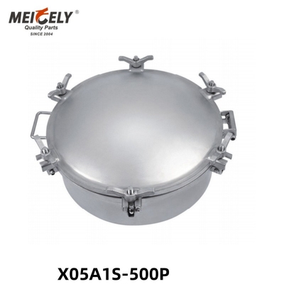 ปกช่องหลุมน้ําจากสแตนเลสคุณภาพสูง X05A1S-500P สําหรับรถบรรทุกถังน้ํา