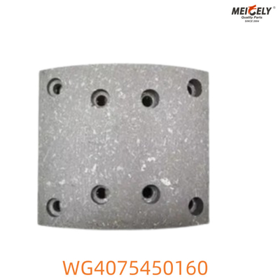 WG4075450160 โฮโว แพดเบรค วัสดุการขัดแย้งที่น่าเชื่อถือสําหรับพลังงานหยุดยั้งที่ดีที่สุด